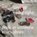 15 walk in someone else's shoes